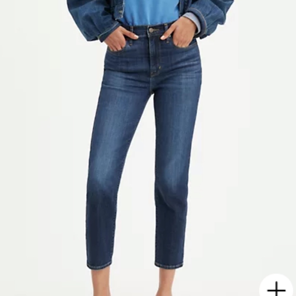 LEVI'S 724 High Rise Straight Crop Jeans, NEVER WORN